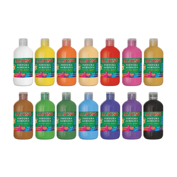 Alpino Akrilik Boya Şişe 250 ML Hardal DV000026