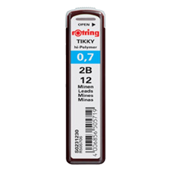 Rotring Min Hi-Polymer 2B 0.7 MM