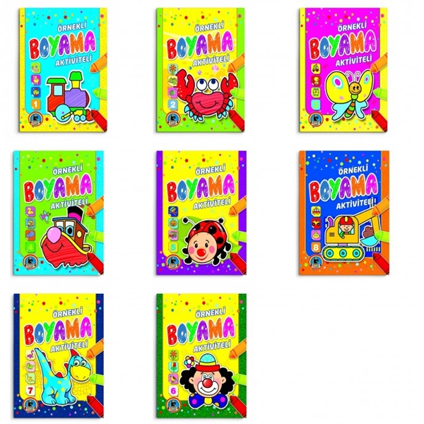 Boyama Kitabı Aktiveli Örneklli