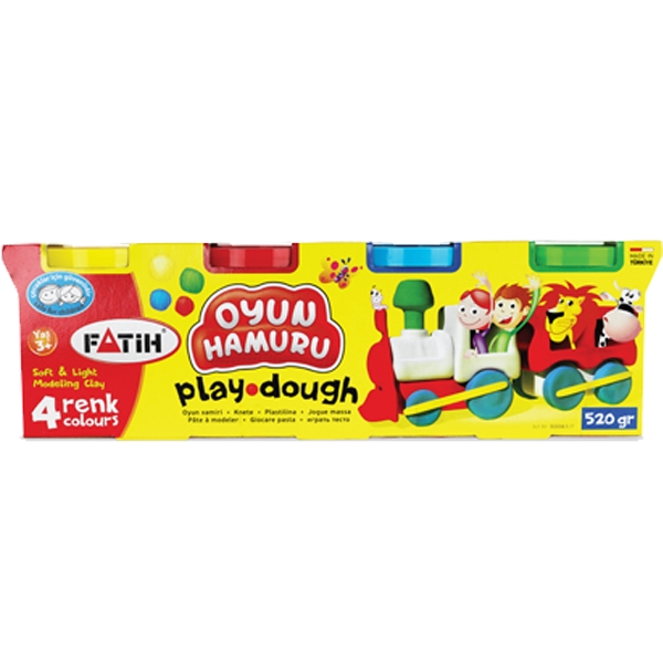 Fatih Oyun Hamuru 520 GR 4 Renk 50061