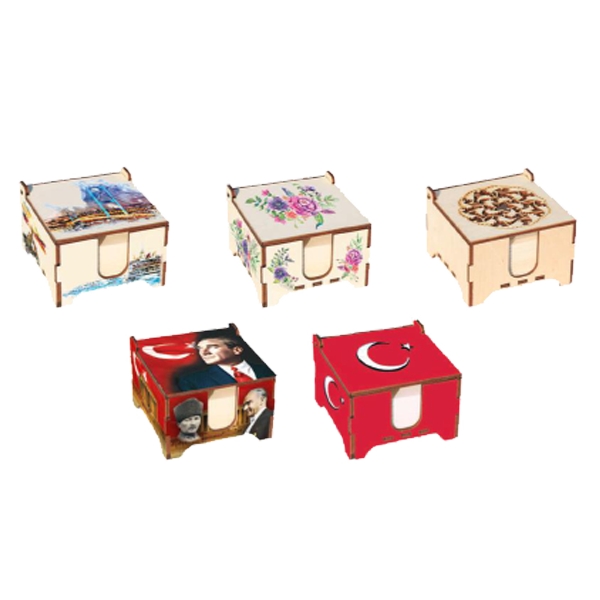 Keskin Color Küp Notluk Ahşap Desenli 849914-99