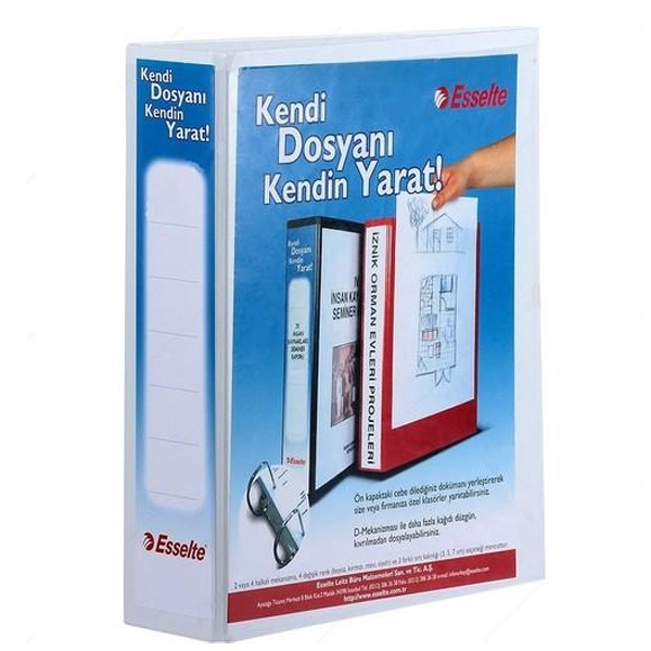 Esselte Sunum Klasörü 4 Halkalı 30 MM Beyaz 4656