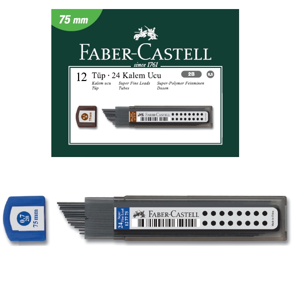Faber-Castell Min Süper Fine 75 MM 2B 0.7 MM 5090 127775