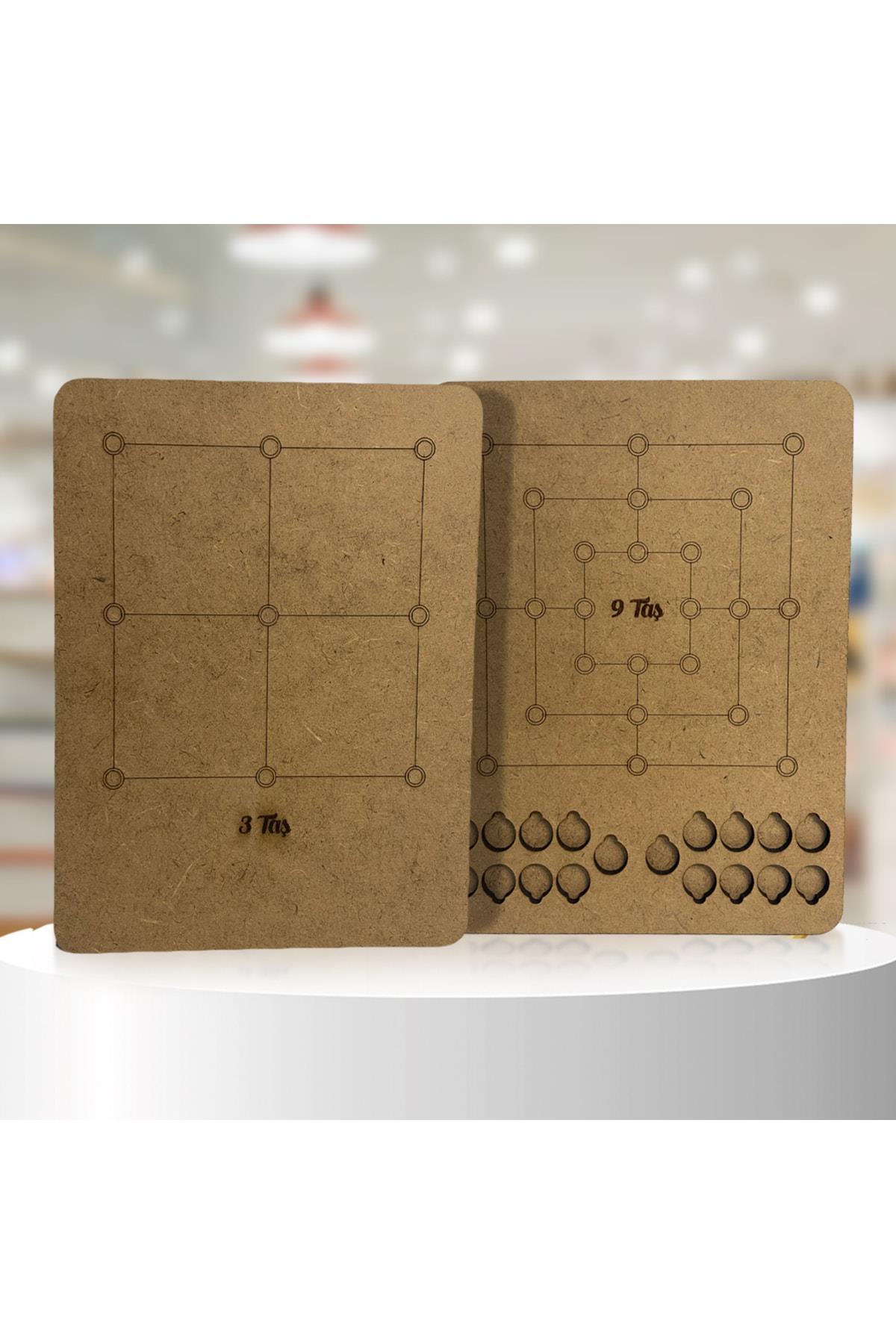 Moon Beavers 3 Taş ve 9 Taş Eğitici Öğretici Geliştirici Boyanabilir Sağlıklı Zeka Oyuncağı 16x20 Cm