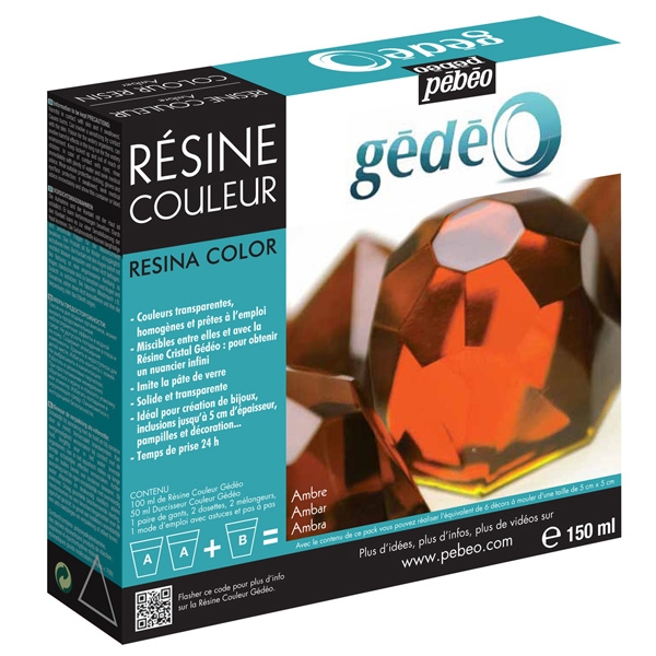 Pebeo Gedeo Renkli Epoksi Reçine 150ML - Amber