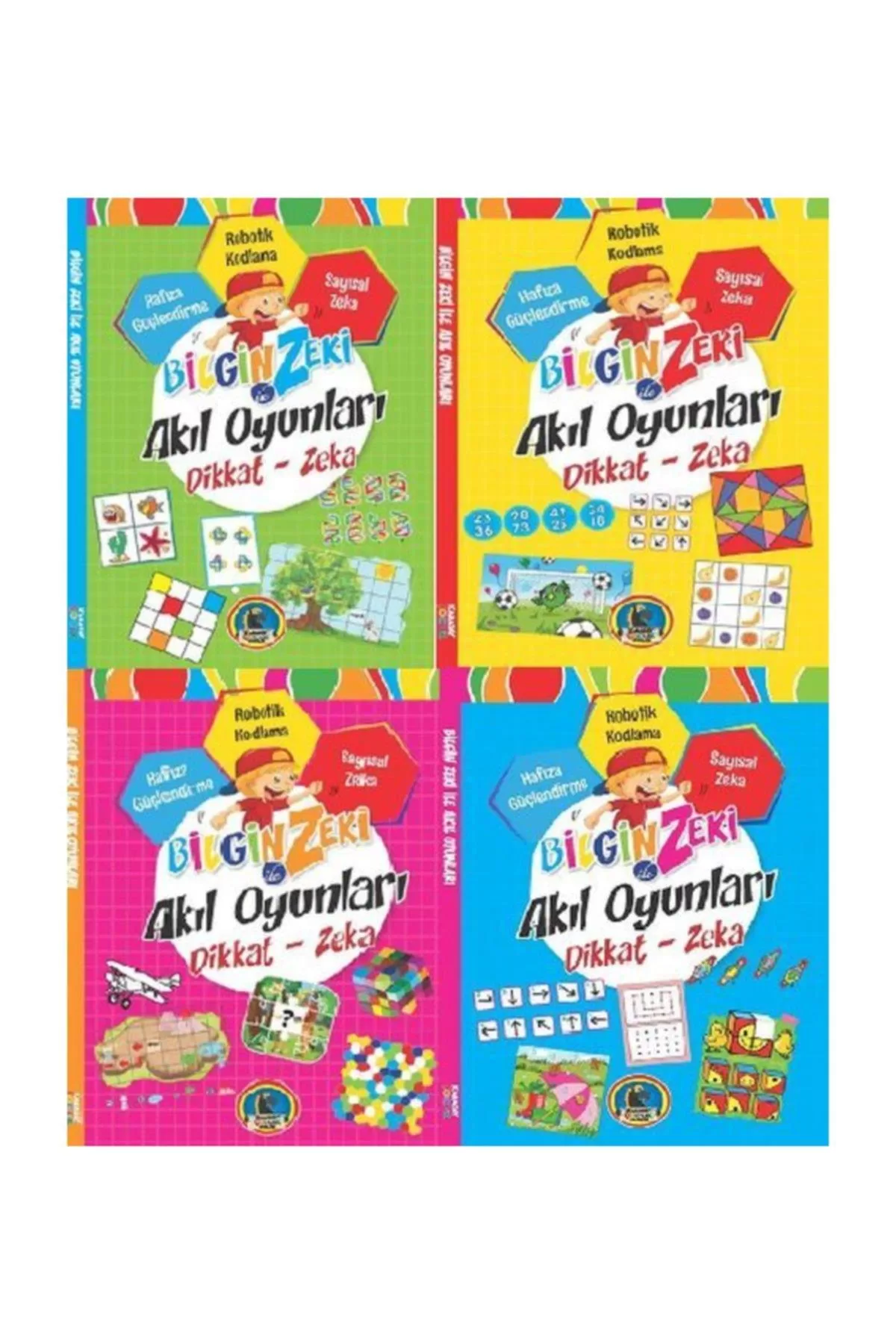 4E Bilgin Zeki İle Akıl Oyunları 4 Lü Seri Karatay