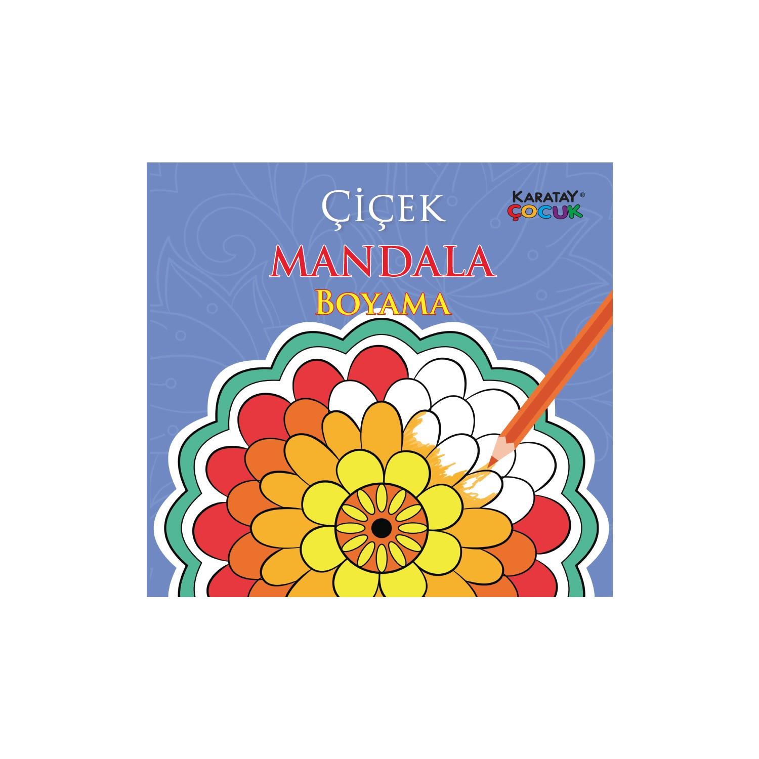 4E Çiçek Mandala Boyama