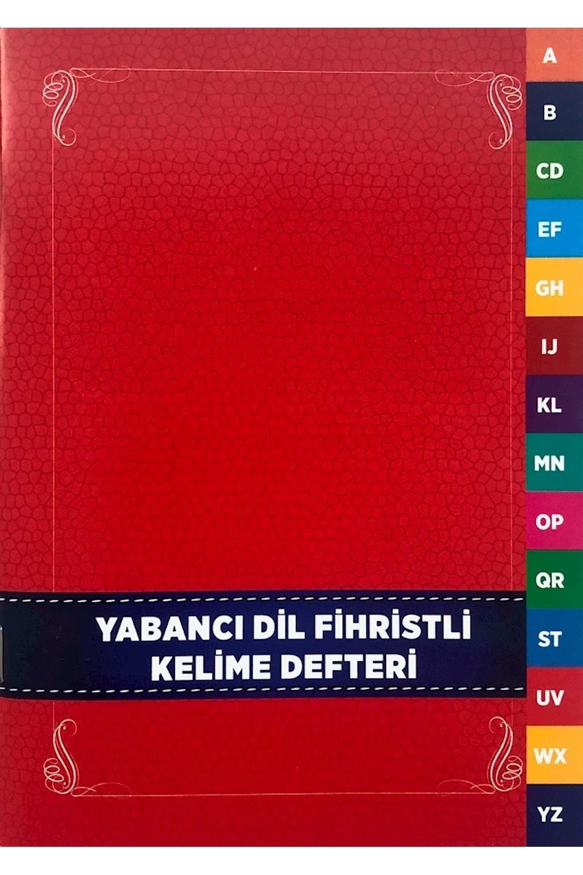 4E Yabancı Dil Kelime Fihristi Defteri K.Kapak Karatay