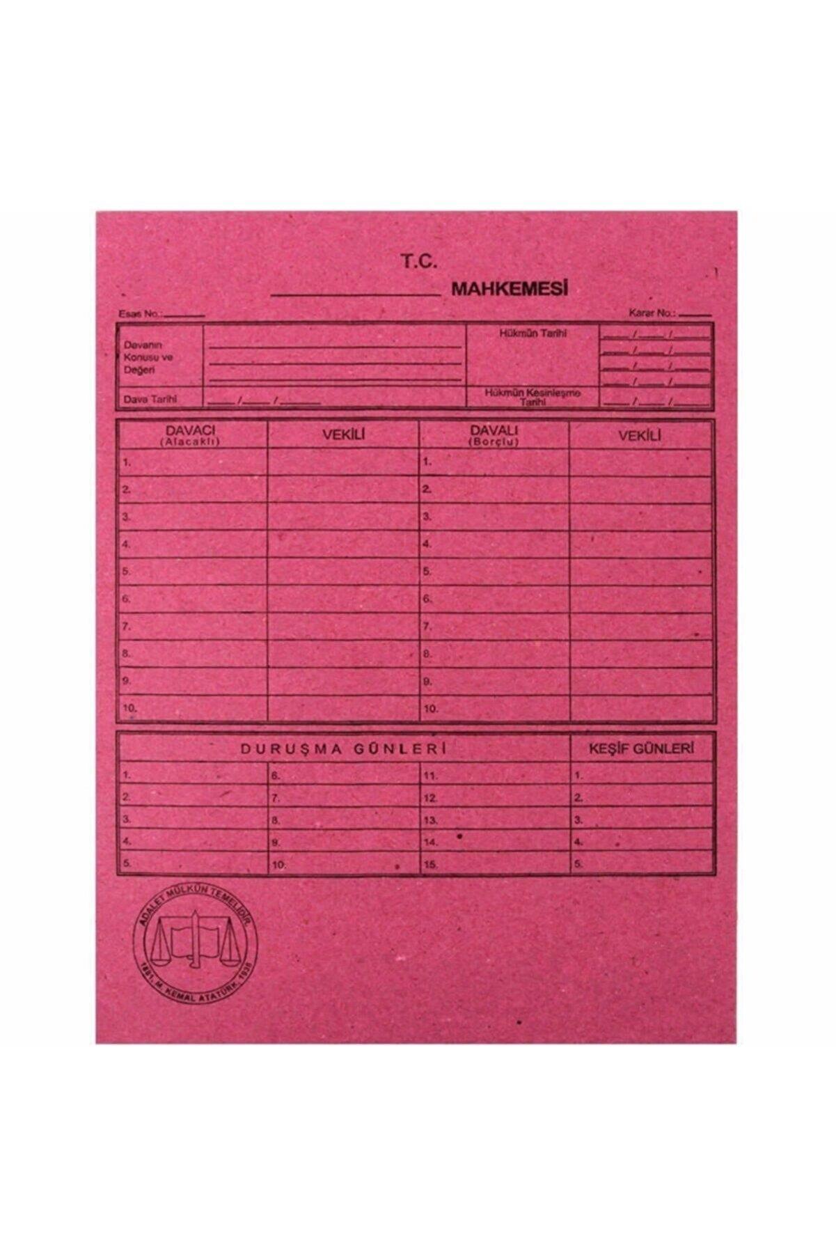 Alemdar Mahkeme Dosyası Pembe Dava Dosyası (250 Li Paket)