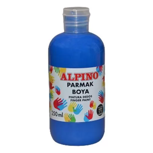 Alpino 250 ML Parmak Boyası Koyu Mavi Parmak Boyası