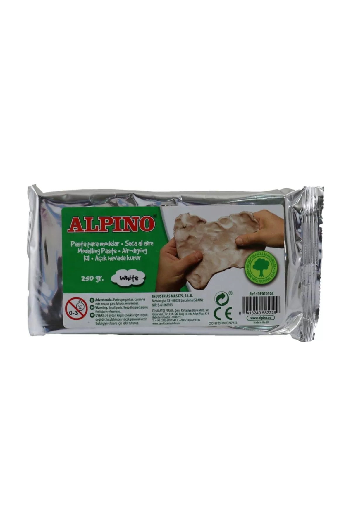 Alpino Seramik Hamuru 250 GR Beyaz DP010104