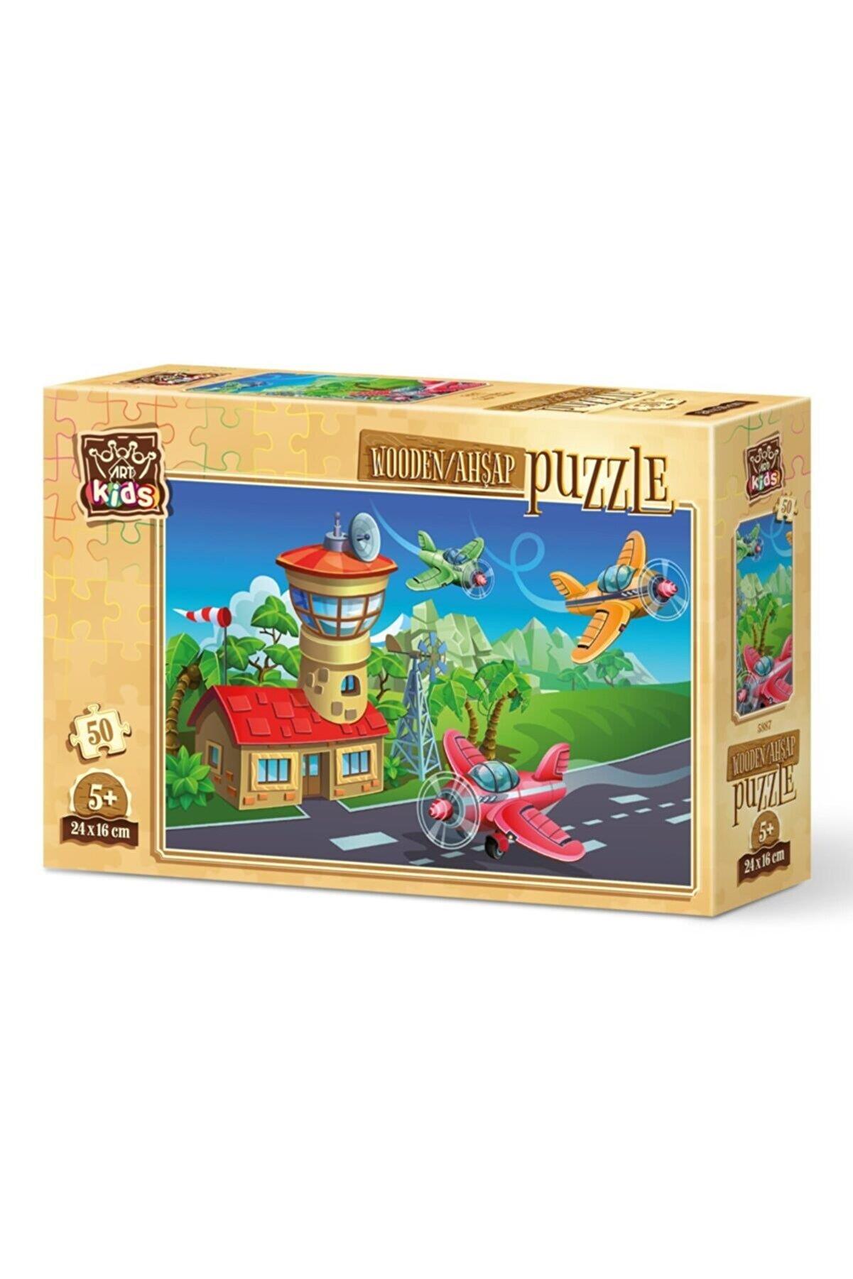 Art Puzzle Art Kids Çılgın Pilotlar 50 Parça Ahşap Puzzle