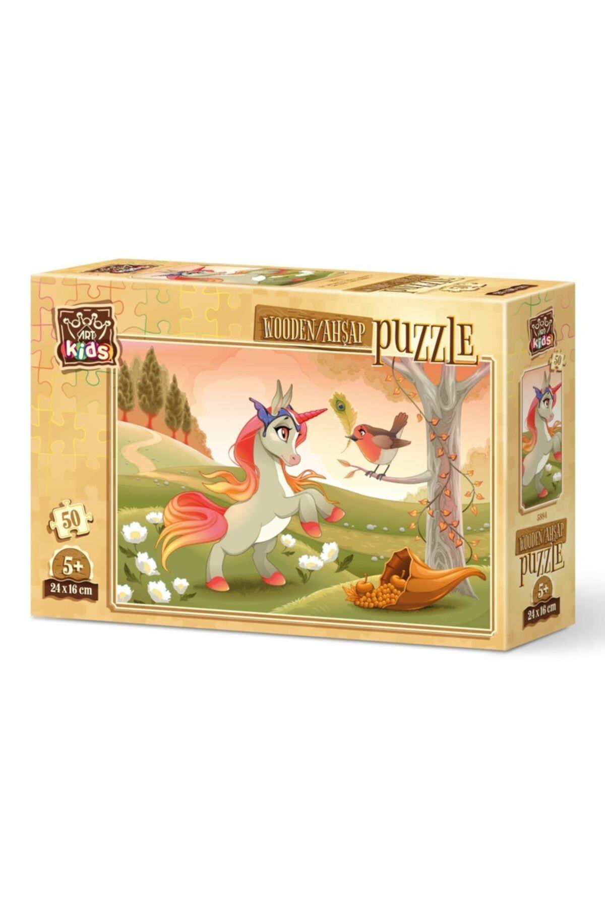 Art Puzzle Art Kids Masum Pony 50 Parça Ahşap Puzzle