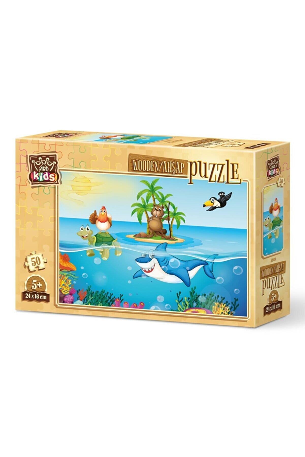 Art Puzzle Art Kids Tatilci Tavuk 50 Parça Ahşap Puzzle