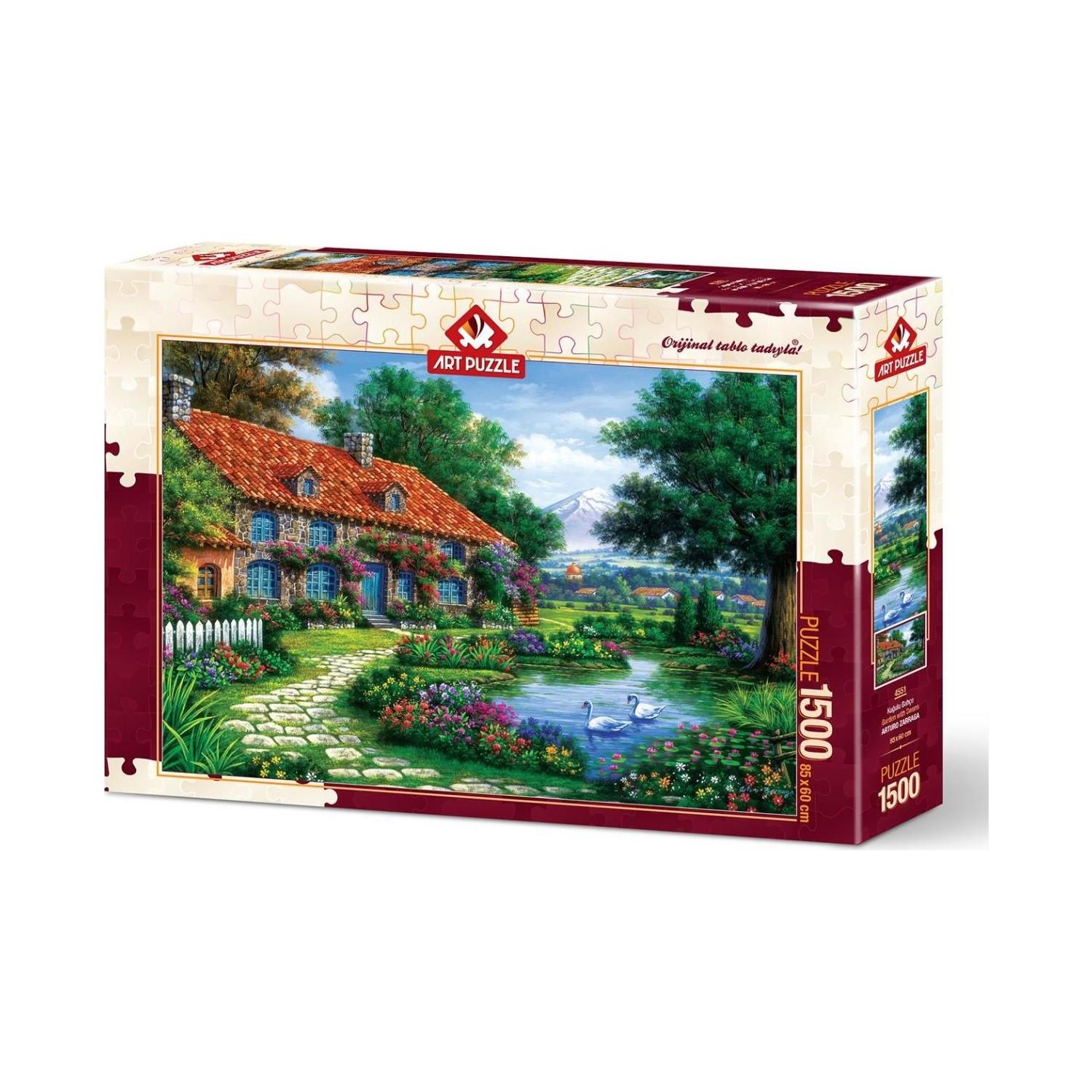 Art Puzzle Kuğulu Bahçe 1500 Parça Puzzle