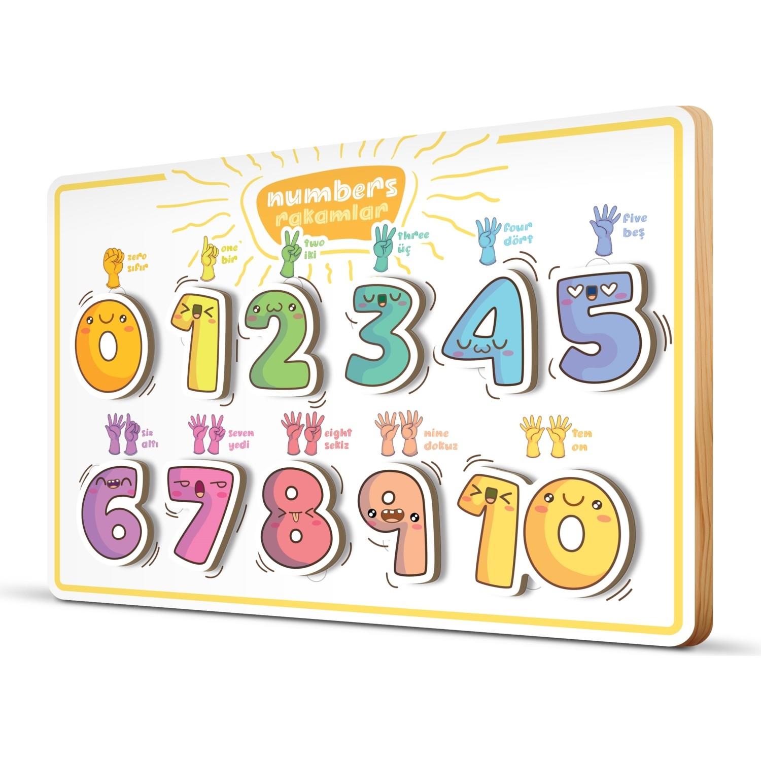 Art Puzzle Rakamlar Ahşap Frame Puzzle