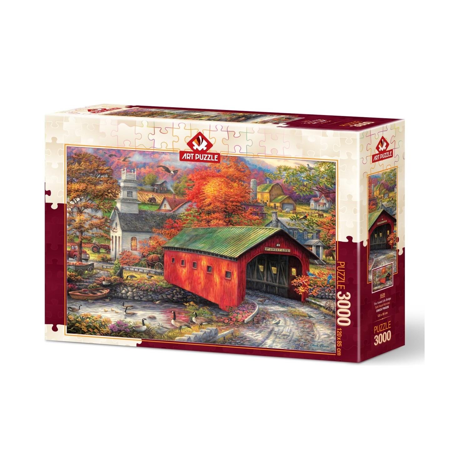 Art Puzzle Tatlı Hayat Köprüsü 3000 Parça Puzzle