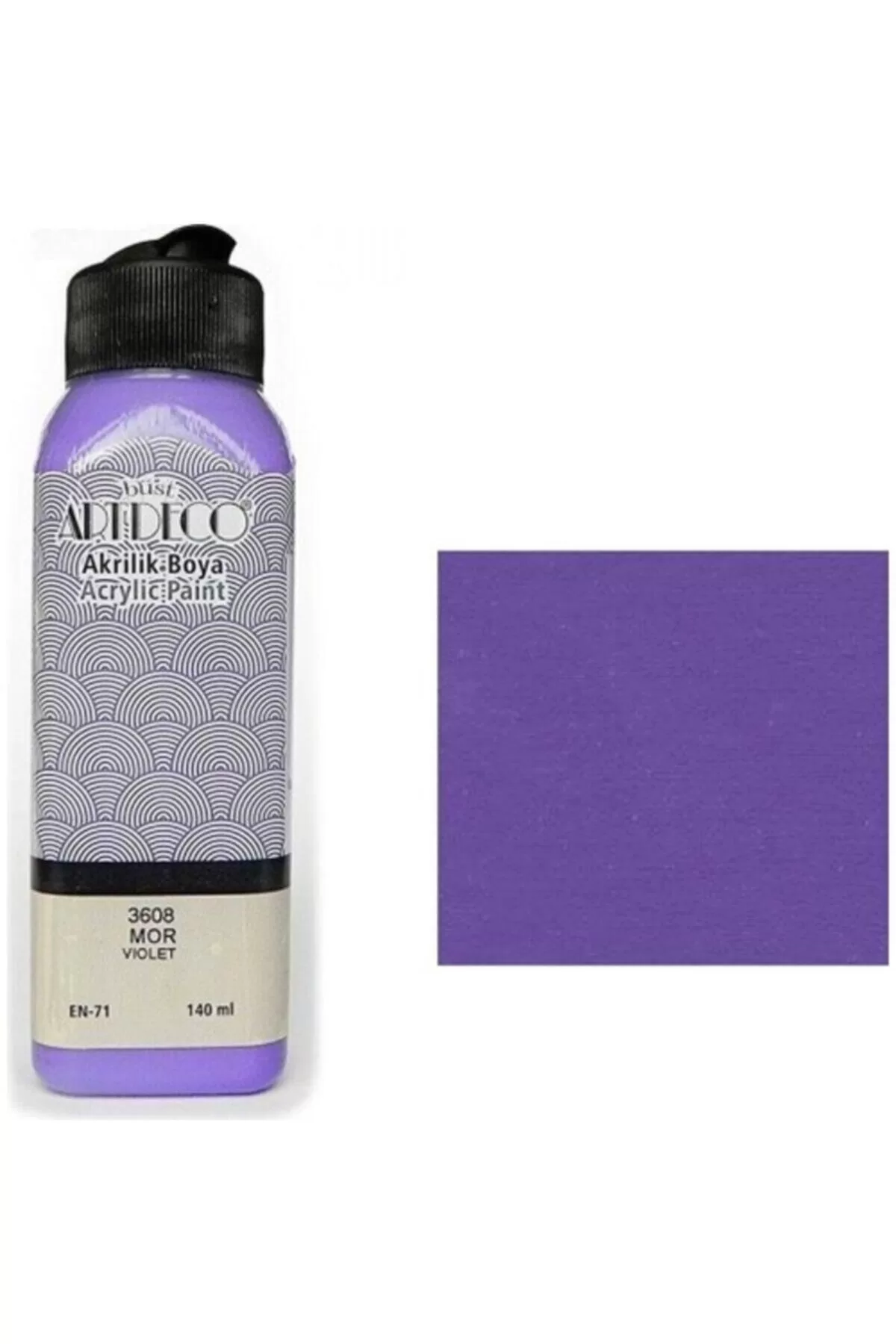 Artdeco Akrilik Boya 140 ML Mor 070R-3608