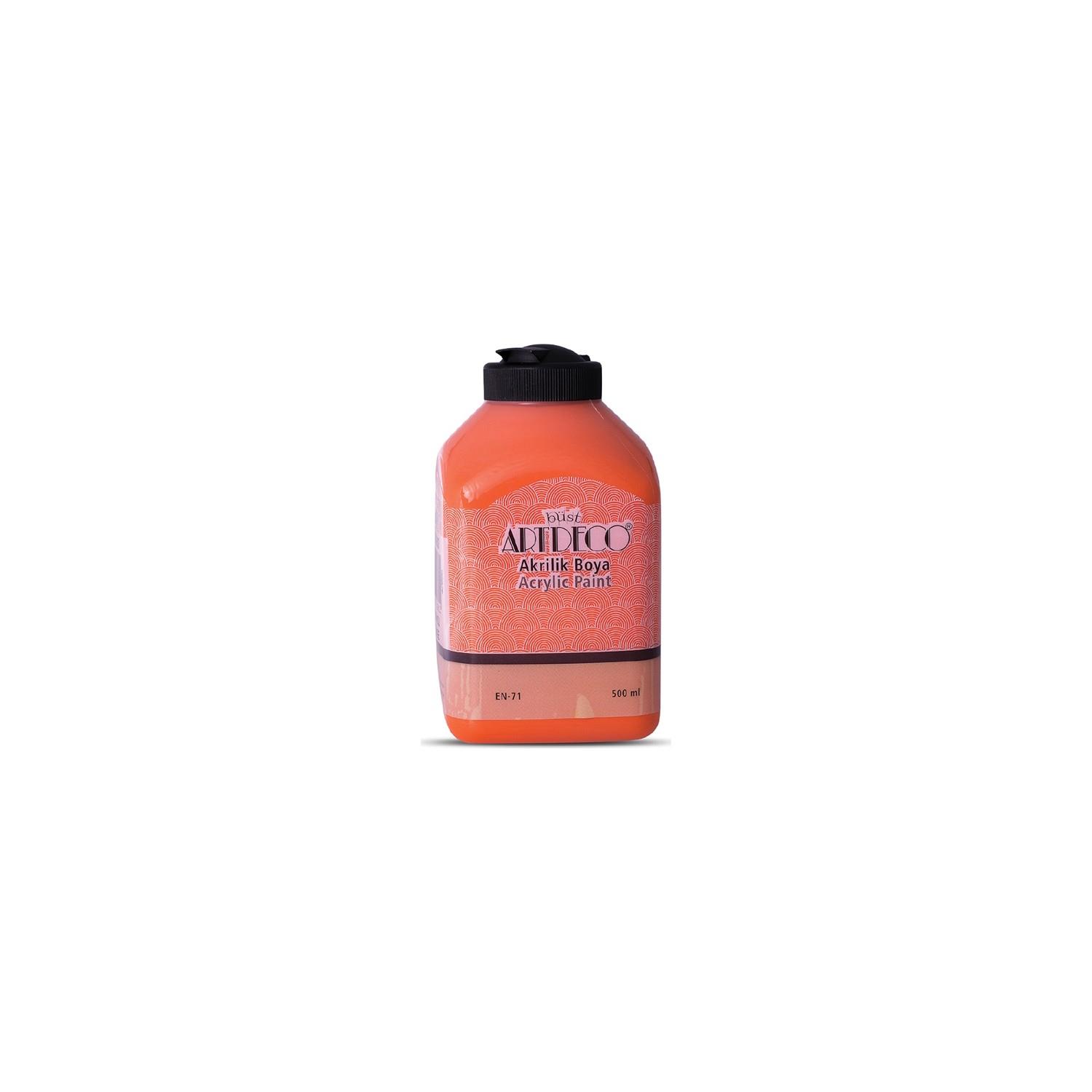 Artdeco Akrilik Boya 500 ML Turuncu Akrilik Boya