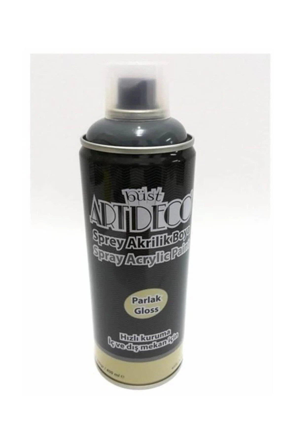Artdeco Akrilik Sprey Boya 400 ML Koyu Gri Sprey Akrilik Boya