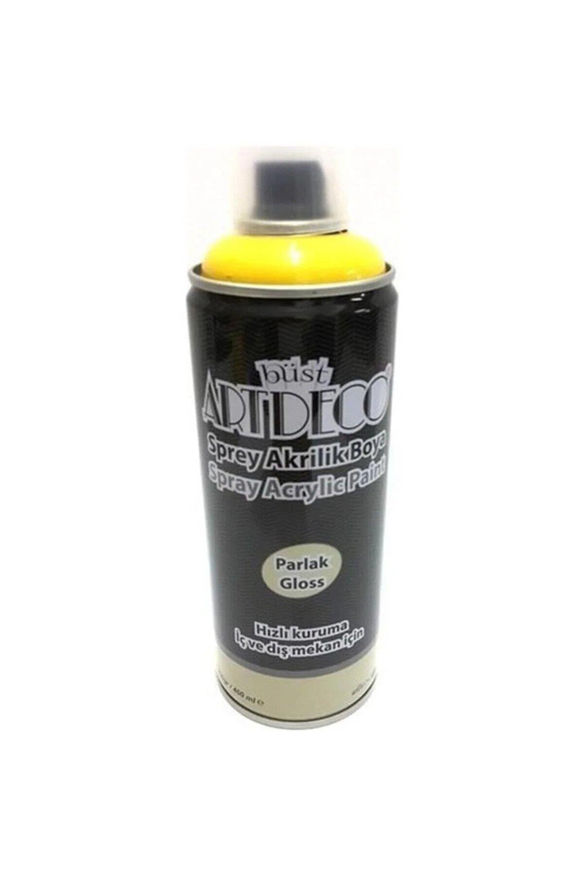 Artdeco Akrilik Sprey Boya 400 ML Sarı Sprey Akrilik Boya