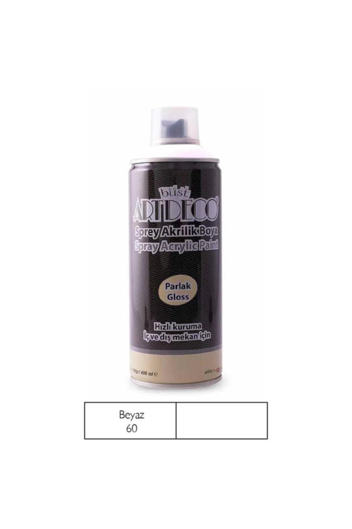 Artdeco Sprey Boya Akrilik 400 ML Beyaz Sprey Akrilik Boya