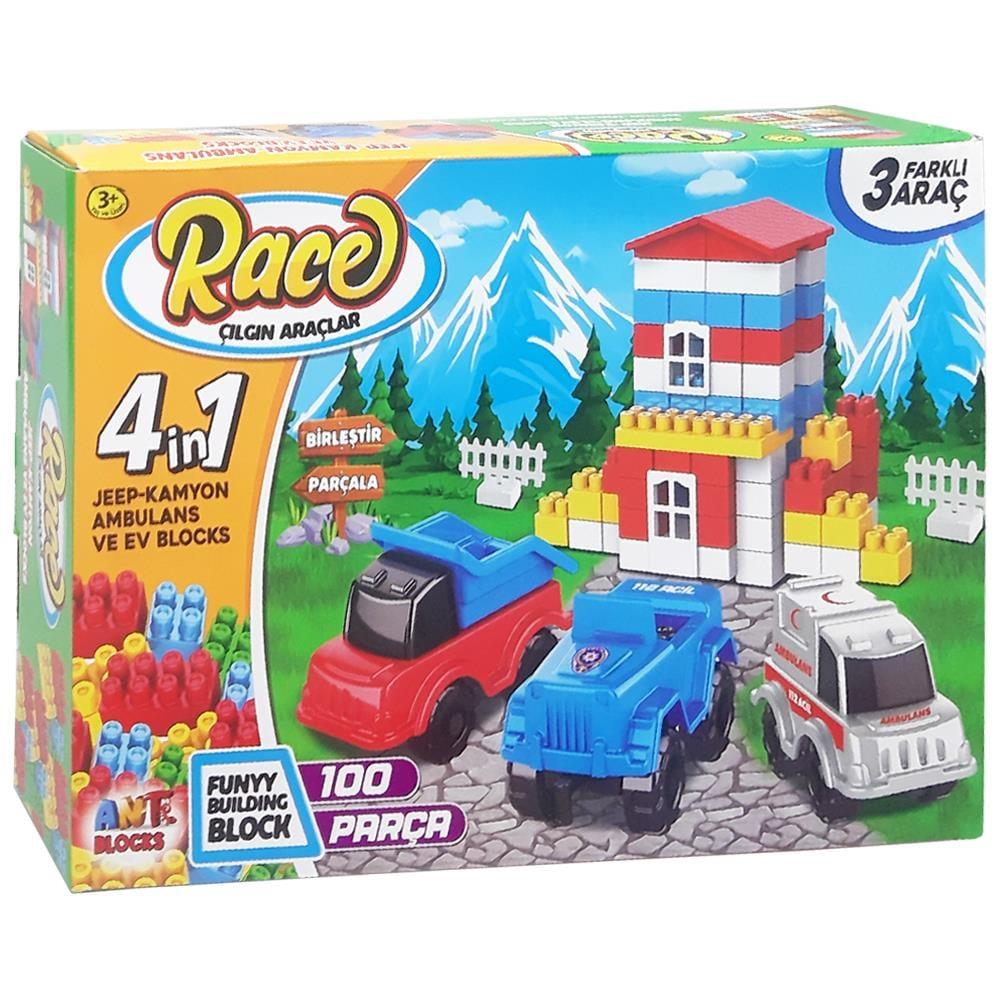Asya Oyuncak Ant Blocks 100 Parça City Set