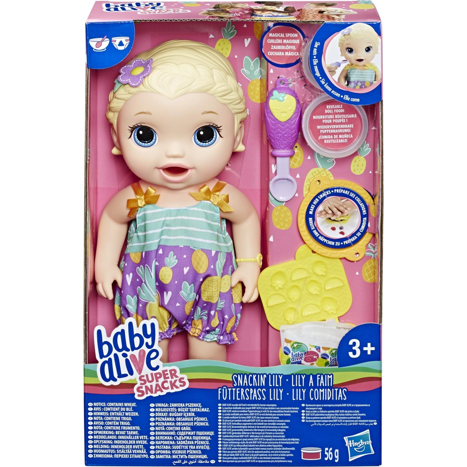 Baby Alive Lily ile Mama Eğlencesi - Sarışın