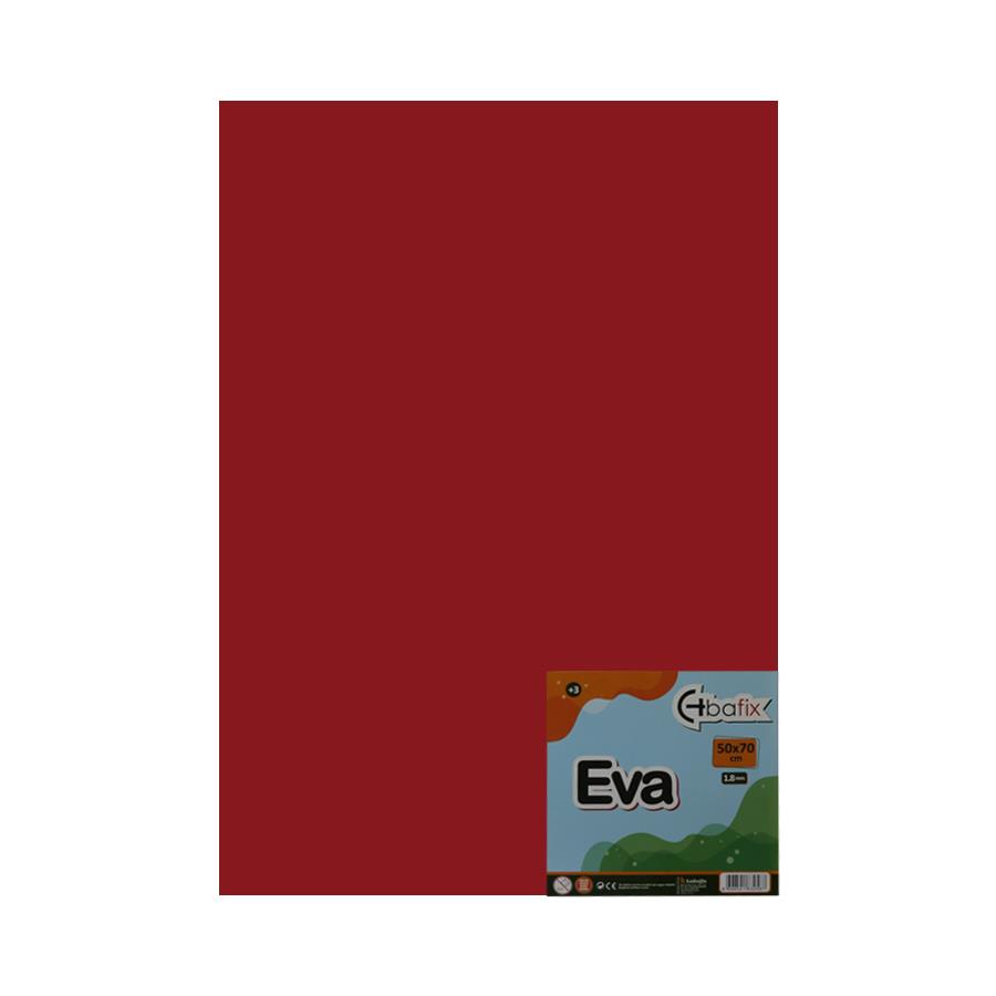 Bafix Eva Düz Renk 2.0 MM 50 x 70 Kırmızı (10 Lu Paket)