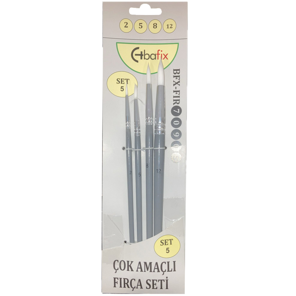 Bafix Fırça Seti Çok Amaçlı Artist 4 LÜ (2-5-8-12)
