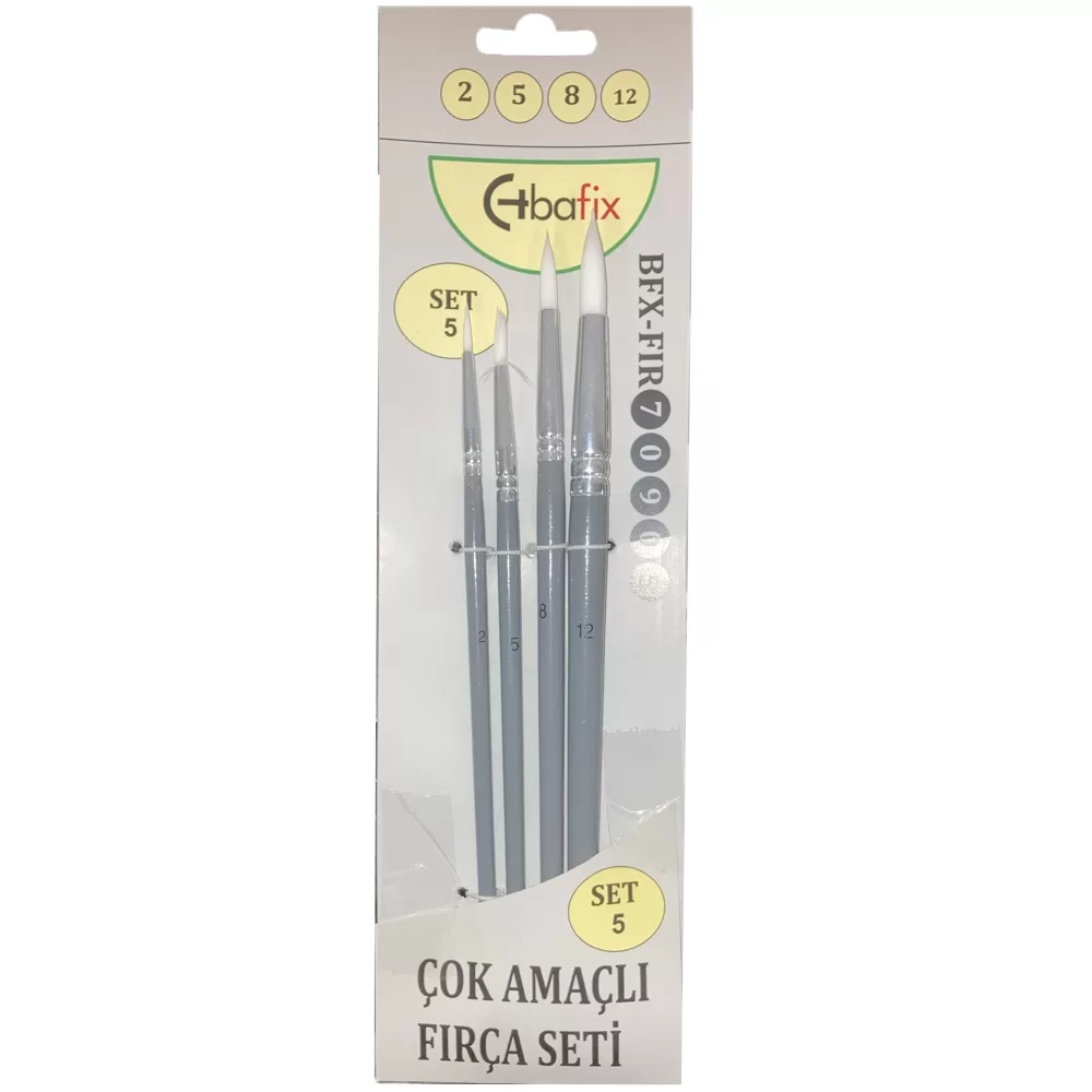 Bafix Fırça Seti Çok Amaçlı Artist 4 LÜ (2-5-8-12)