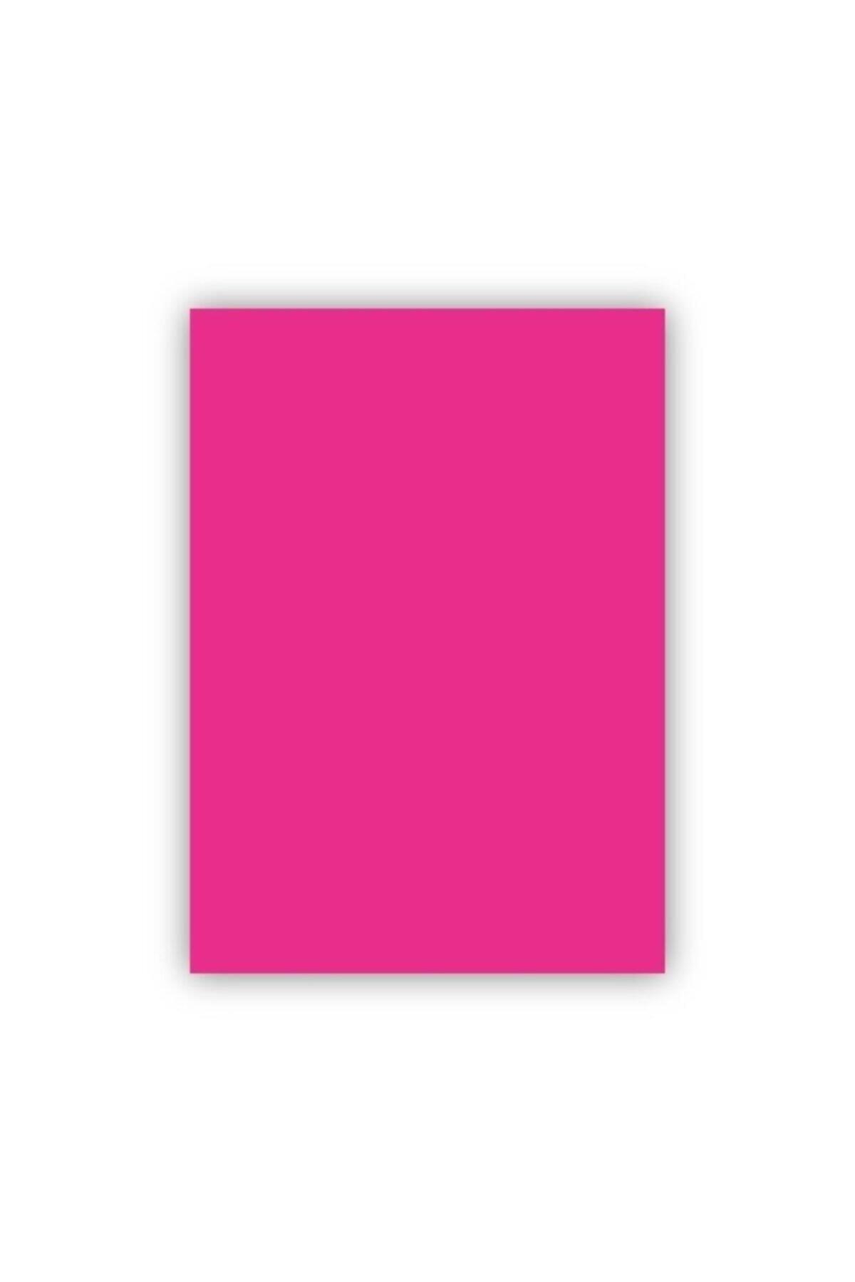 Bafix Fon Kartonu 50x70 Cm 120 Gram Fosforlu Pembe Fon Kartonu (100 Lü Paket)