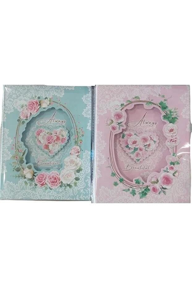Bafix Hatıra Defteri Kilitli 16.8 X 21.8 CM (Karışık Renk 1 Adet)