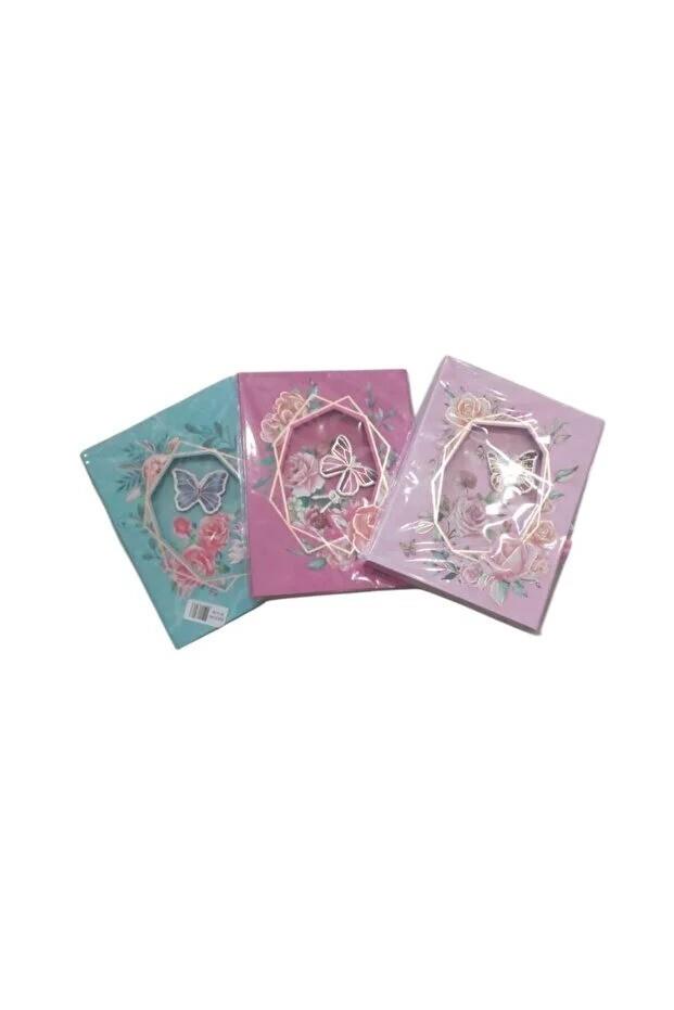 Bafix Hatıra Defteri Kilitli 16.8 X 21.8 CM (Karışık Renk 1 Adet)