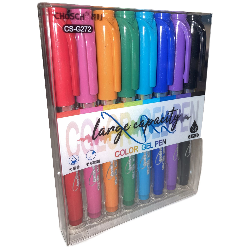 Bafix Jel Kalem Chosch 0.5 MM 8 Renk
