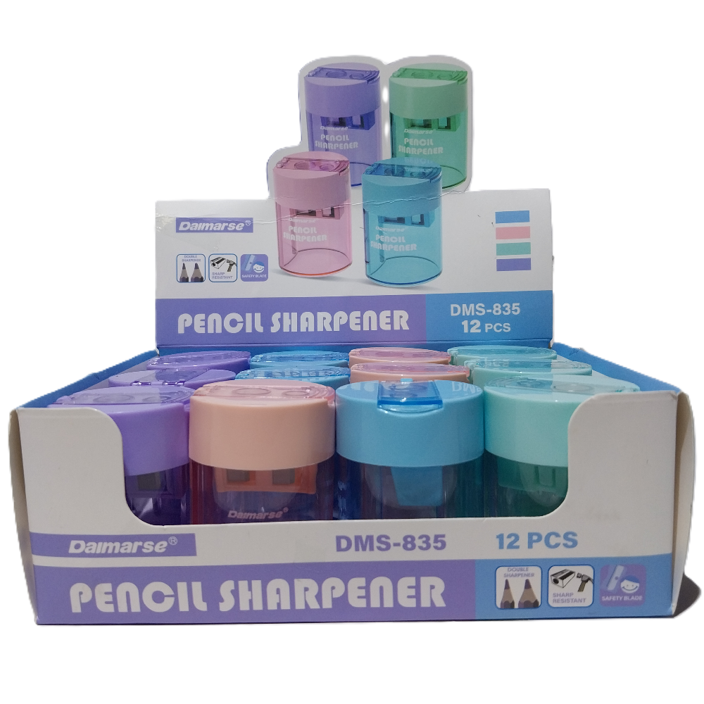 Bafix Kalemtraş Çiftli Hazneli Kalemtıraş (12 Li Paket)