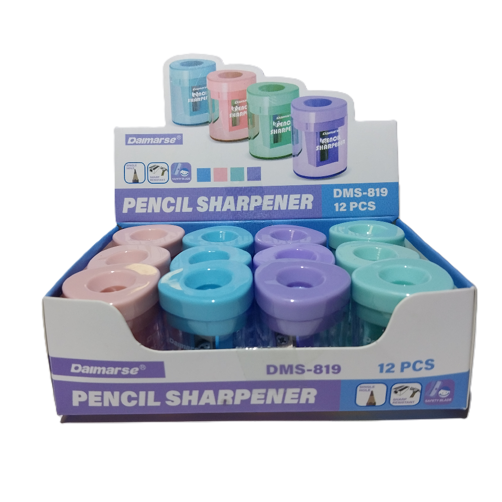 Bafix Kalemtraş Hazneli Öğrenci Kalemtıraş (12 Li Paket)
