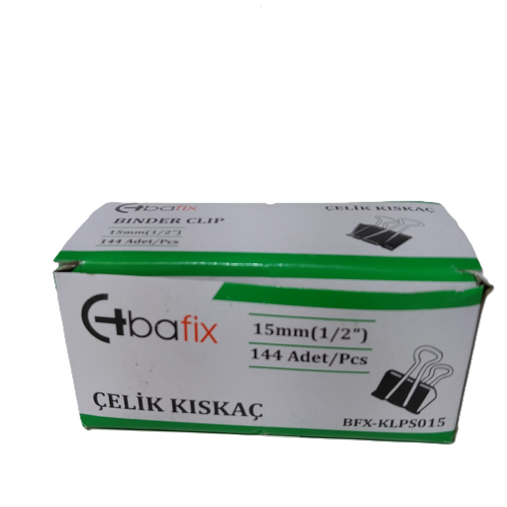 Bafix Kıskaç (Klips) Çelik 15 MM 12 Li