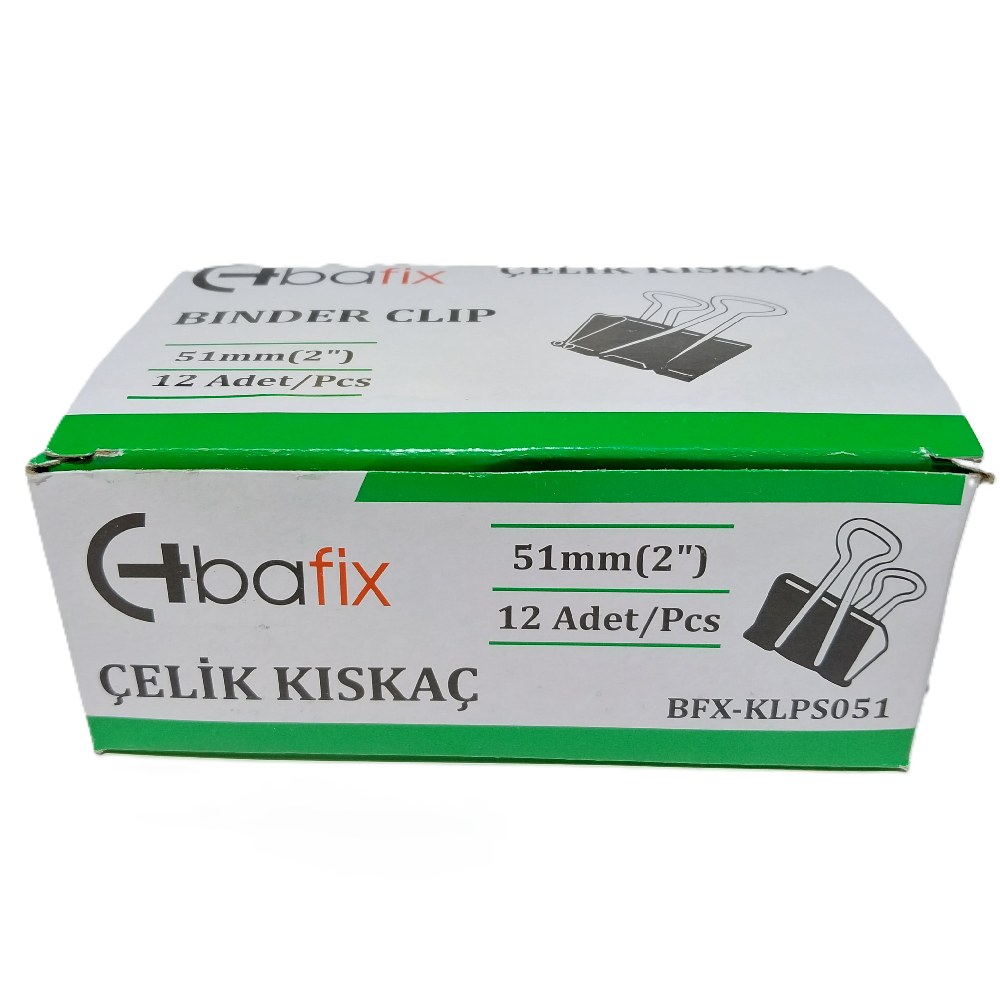 Bafix Kıskaç (Klips) Çelik 51 MM 12 Li