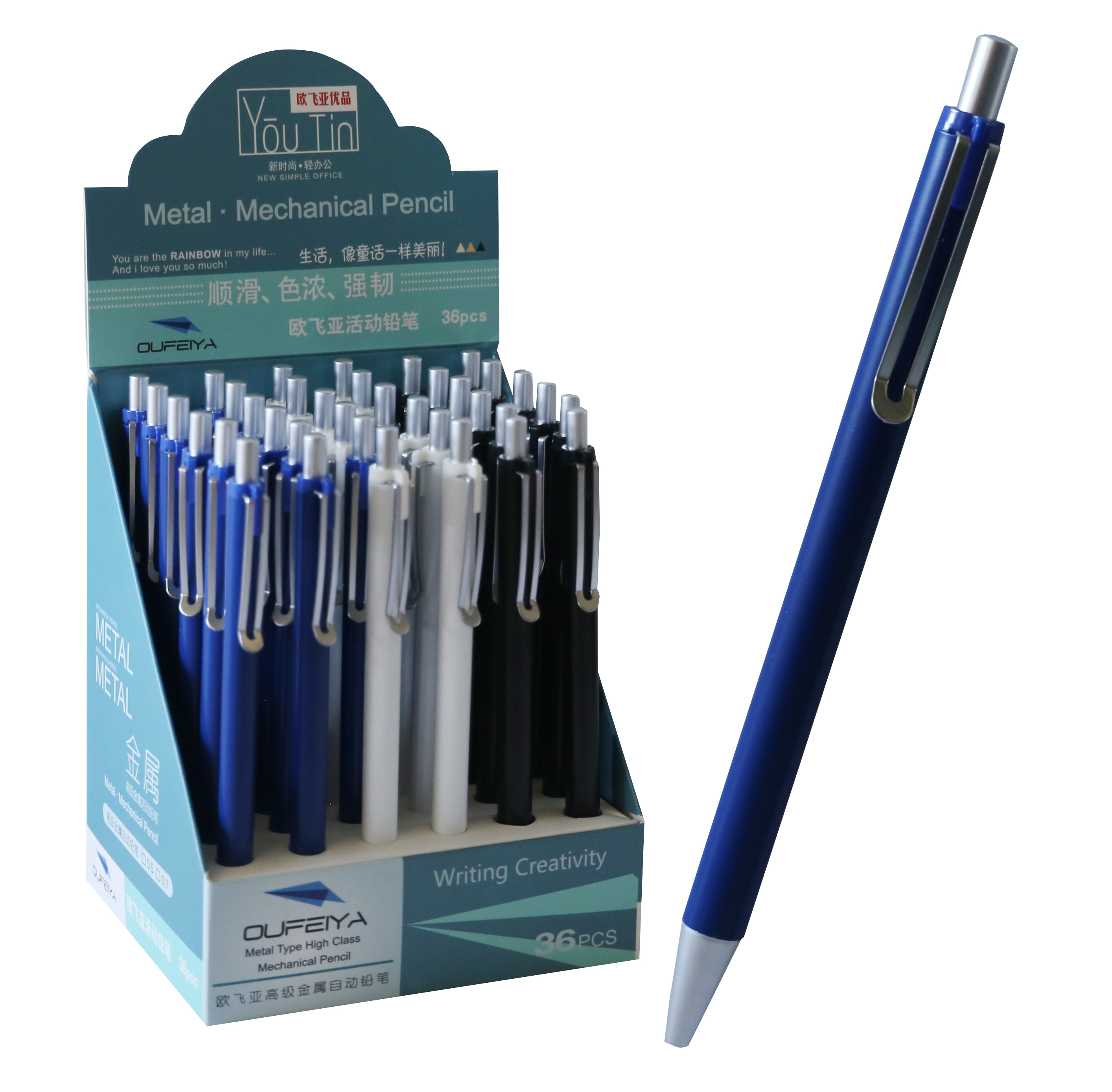 Bafix Oufeiya Versatil Kalem 0.7 MM Uçlu Kalem (36 Lı Paket)