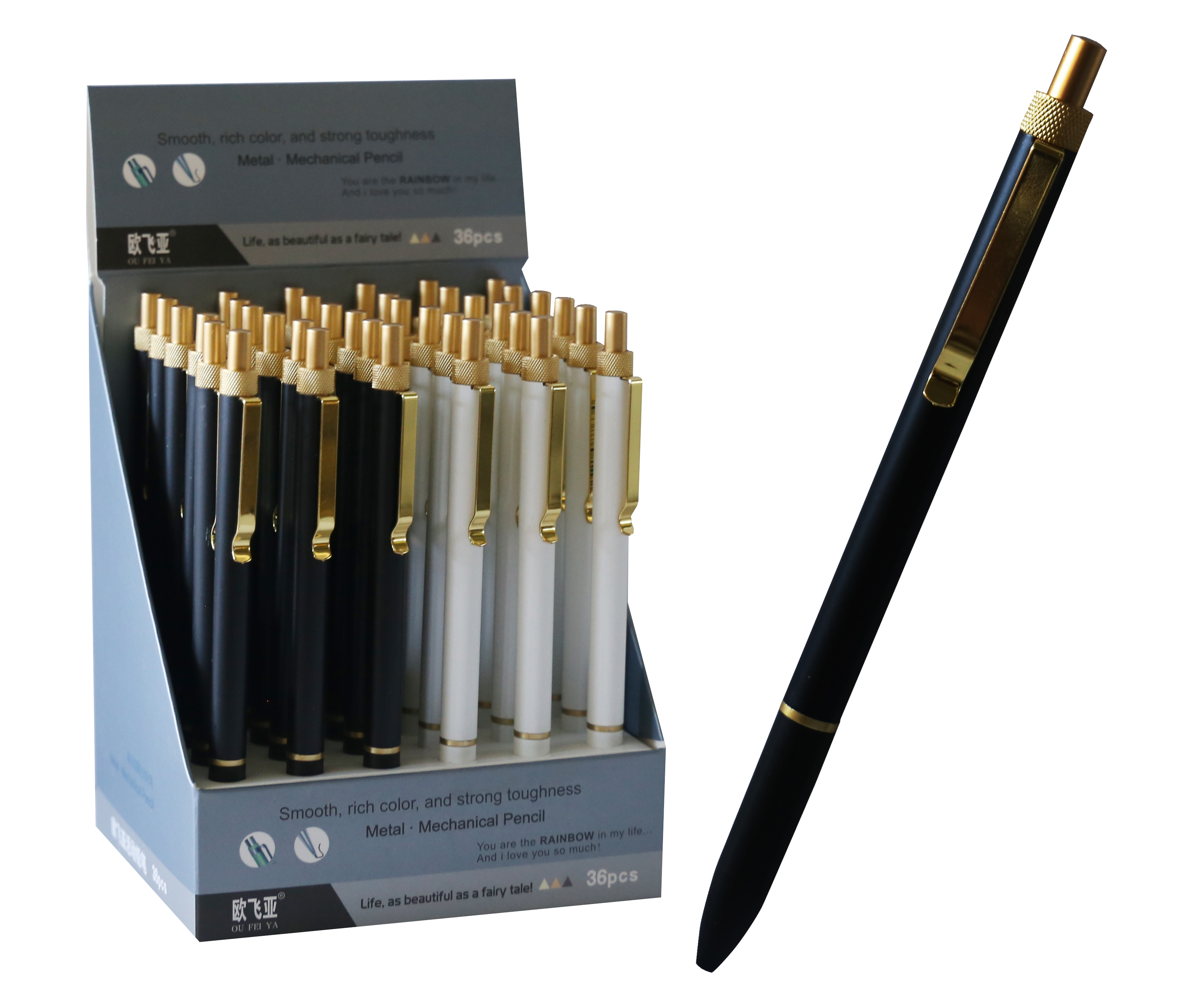 Bafix Oufeiya Versatil Kalem 0.7 MM Uçlu Kalem (36 Lı Paket)