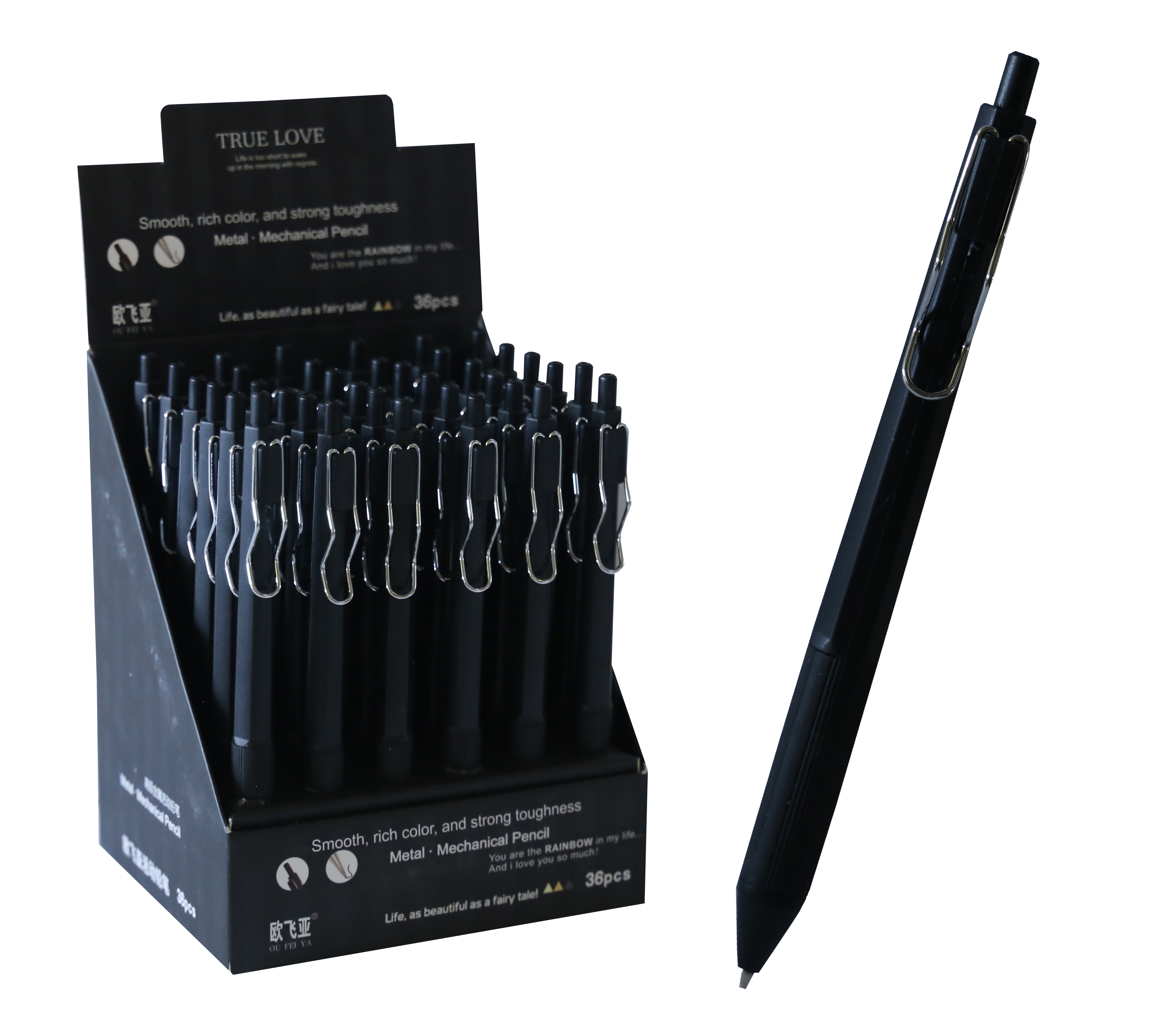 Bafix Oufeiya Versatil Kalem 0.7 MM Uçlu Kalem (36 Lı Paket)