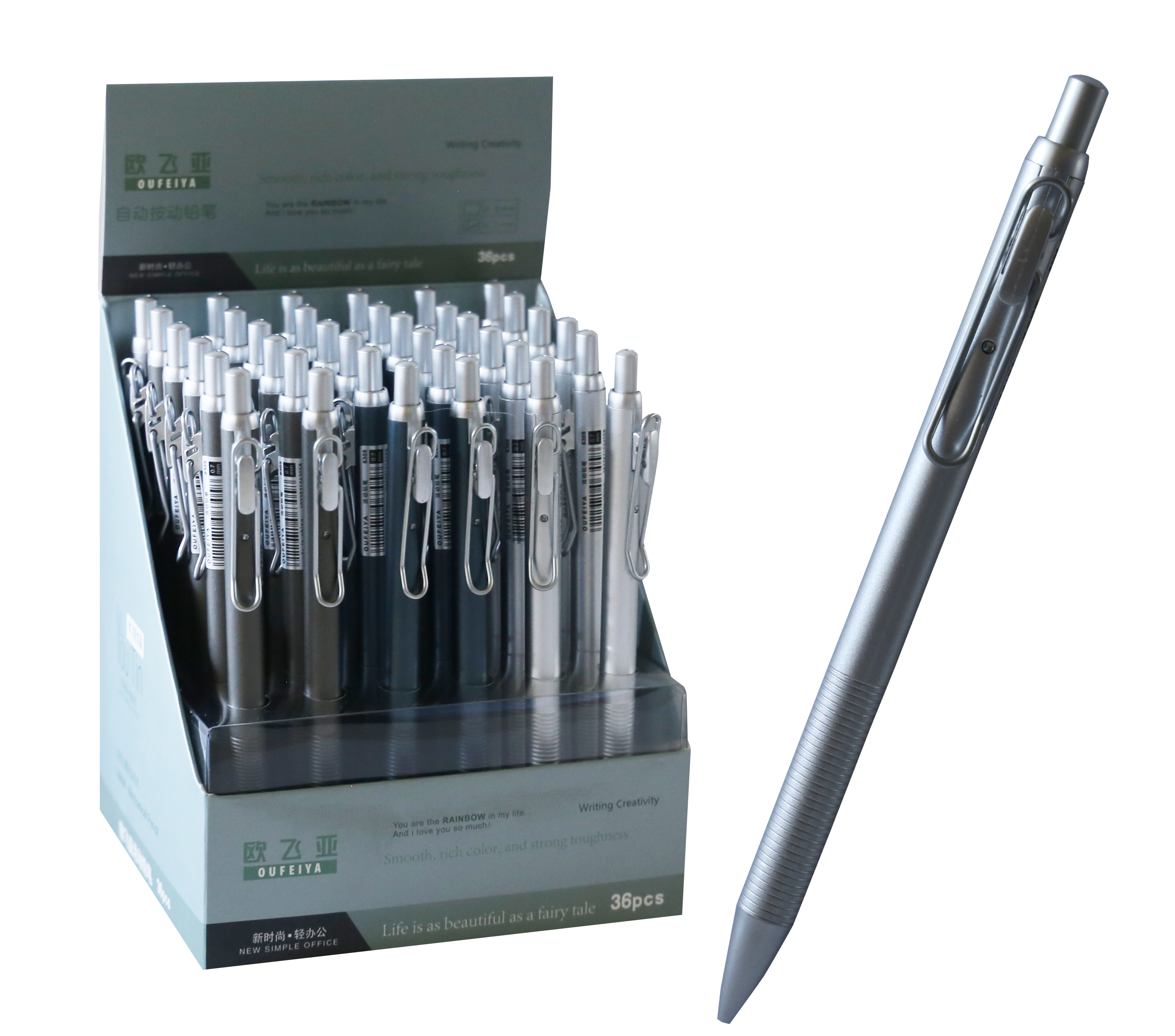 Bafix Oufeiya Versatil Kalem 0.7 MM Uçlu Kalem (36 Lı Paket)