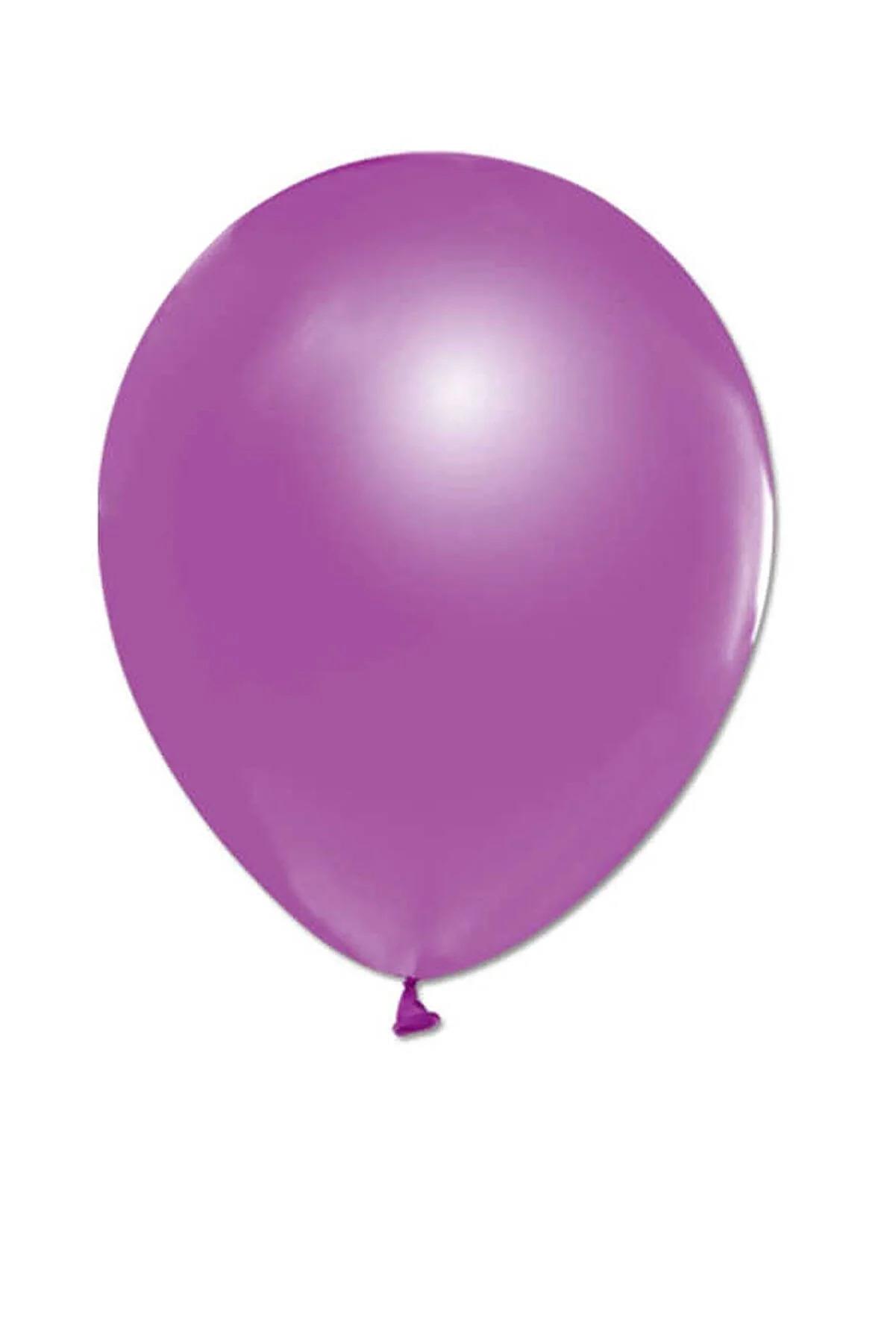 Balonevi Balon Metalik Açık Violet (100 Lü Paket)