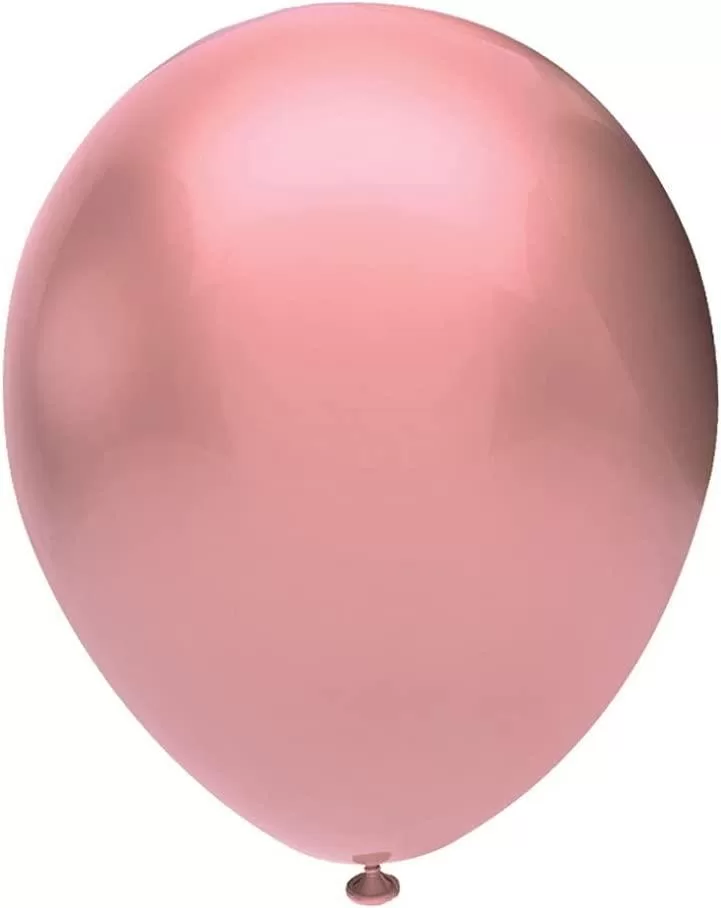 Balonevi Metalik Rose Gold 12 İnç Metalik Rose Gold Balon (100 Lü Paket)