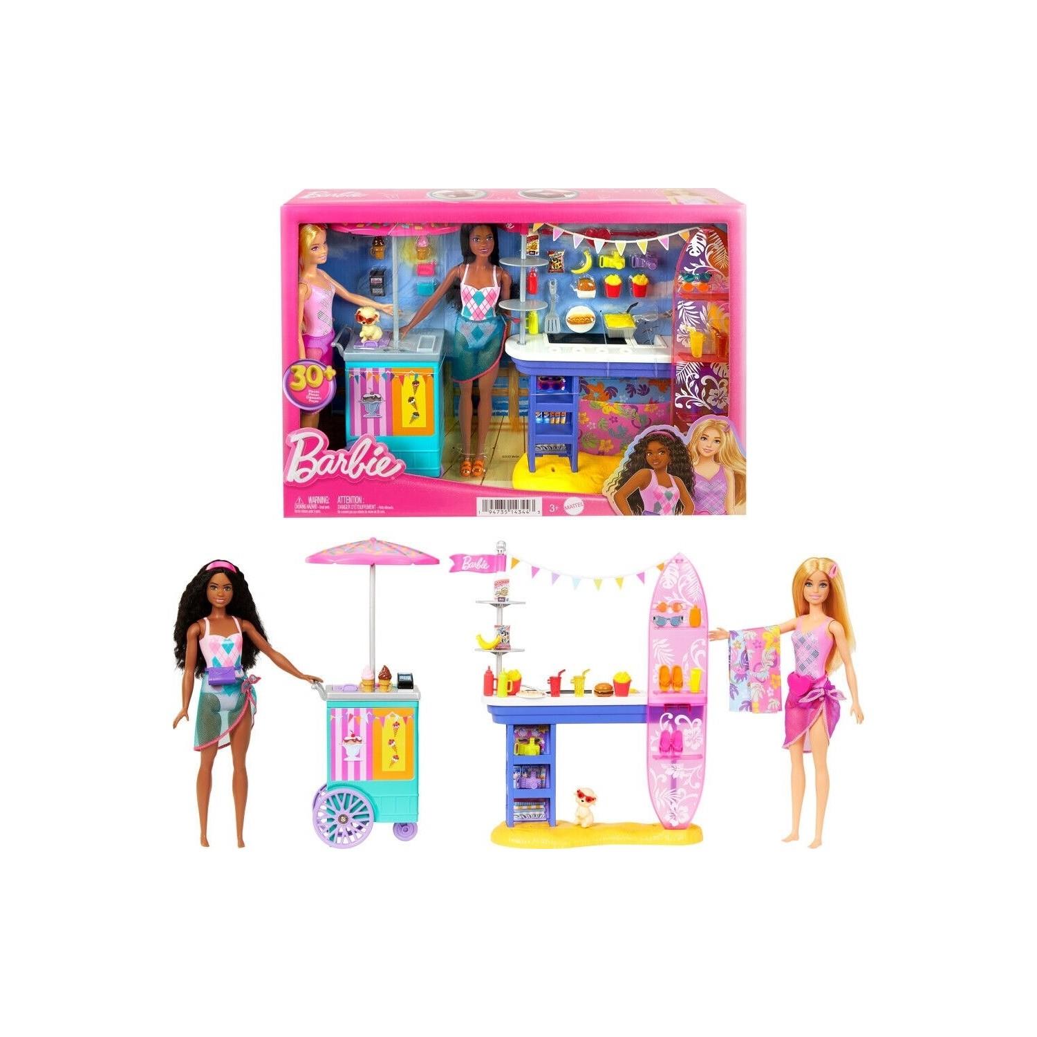 Barbie Brooklyn Ve Malibunun Sahildeki Yiyecek Standı