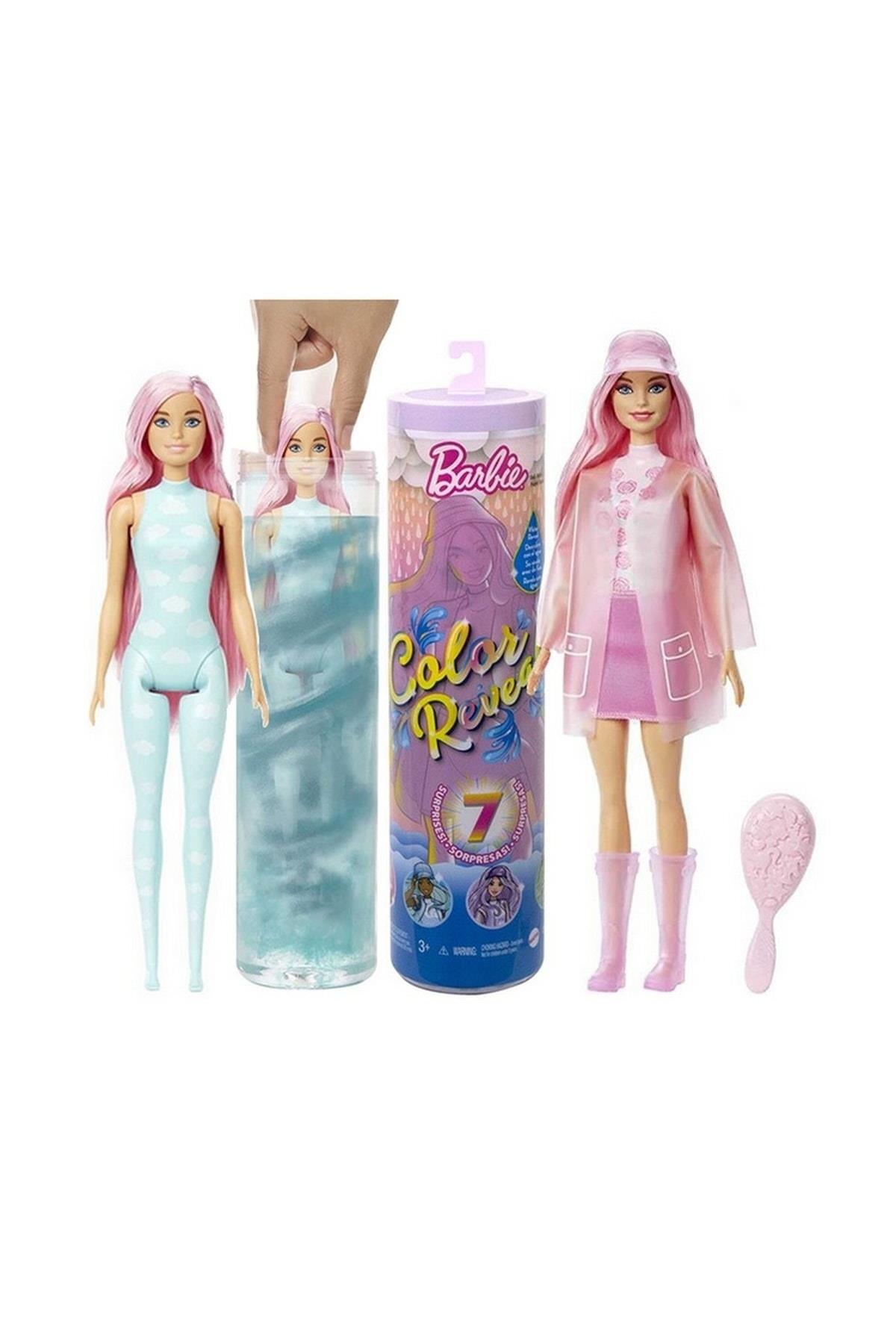 Barbie Color Reveal Renk Değiştiren Sürpriz Barbie Yağmura Hazır Bebekler