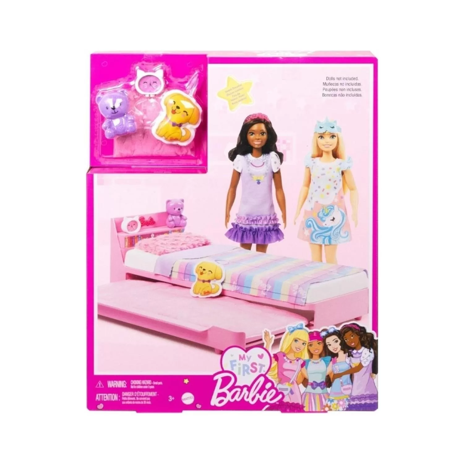 Barbie İlk Bebeğim Barbienin Yatağı Oyun Seti