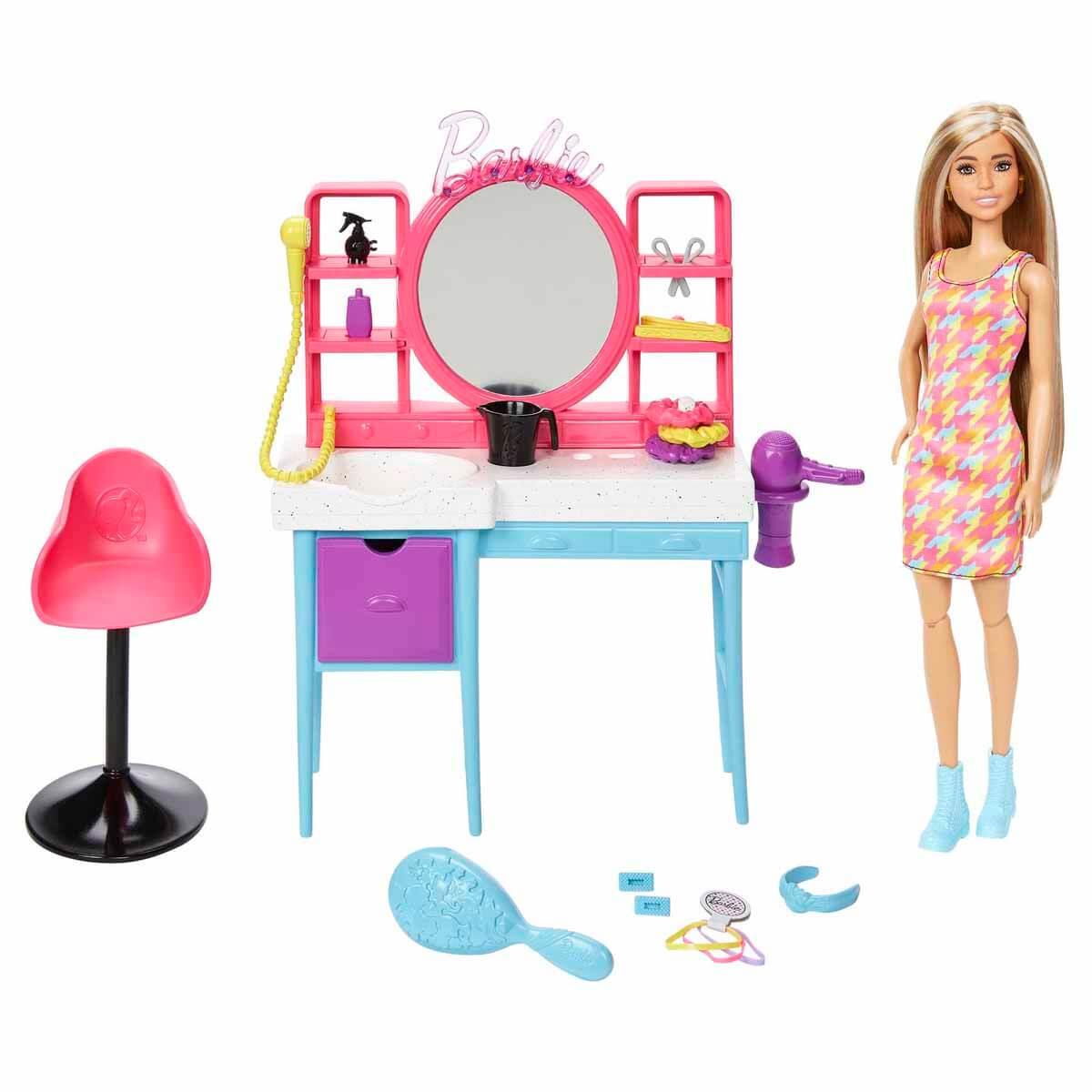 Barbie Muhteşem Kuaför Oyun Seti