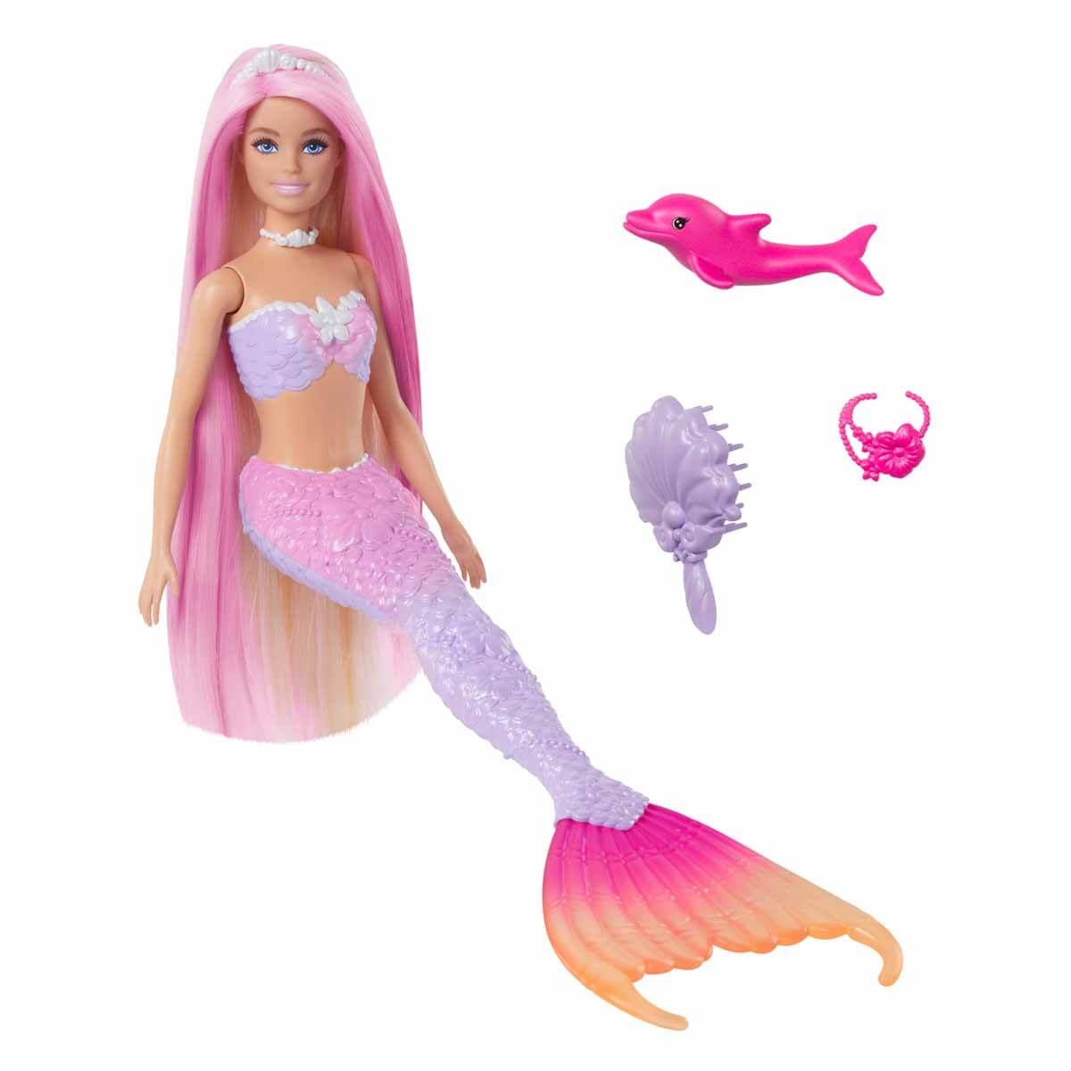 Barbie Renk Değiştiren Deniz Kızı Ve Aksesuarları